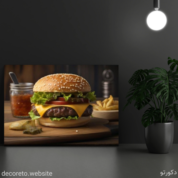 تابلو برگر لذیذ (Delicious Burger)