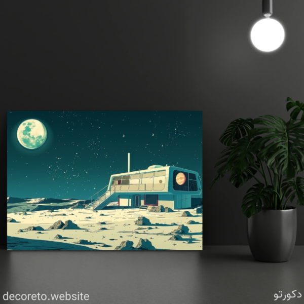 تابلو فضایی ماه شگفت انگیز (Amazing Moon)