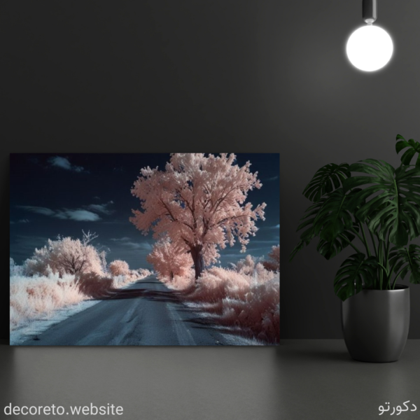 تابلو درخت صورتی (Pink Tree)