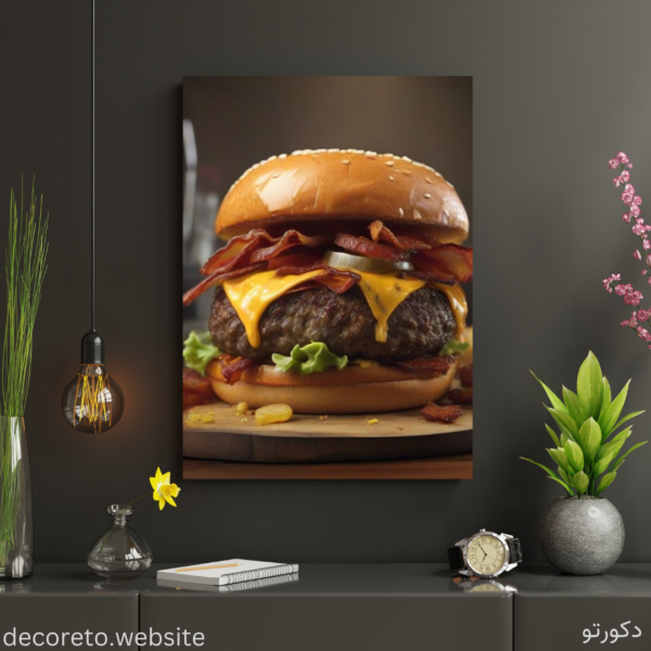 تابلو برگر لذیذ (Delicious Burger)