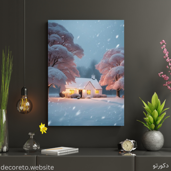 تابلو خانه ی برفی (Snow House)