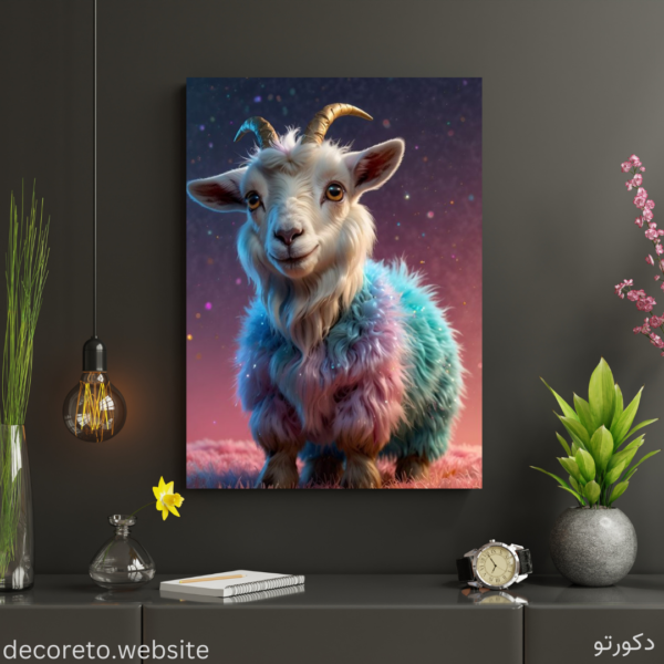 تابلو بز بامزه (Funny Goat)